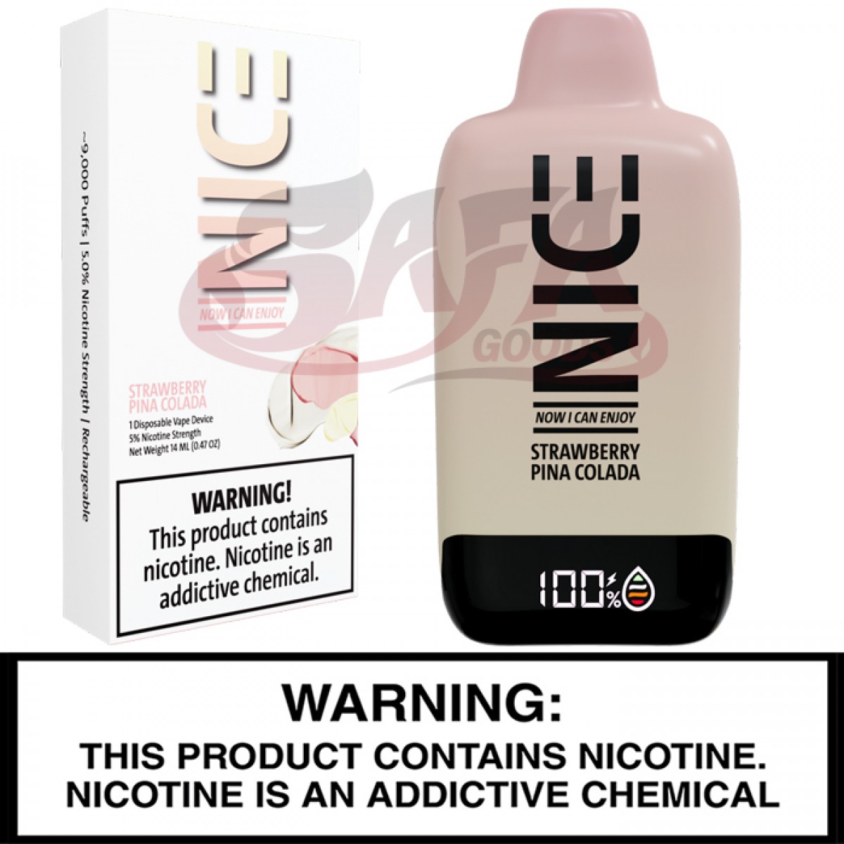 NICE - 9000 Puff Disposable Vapes [10PC]